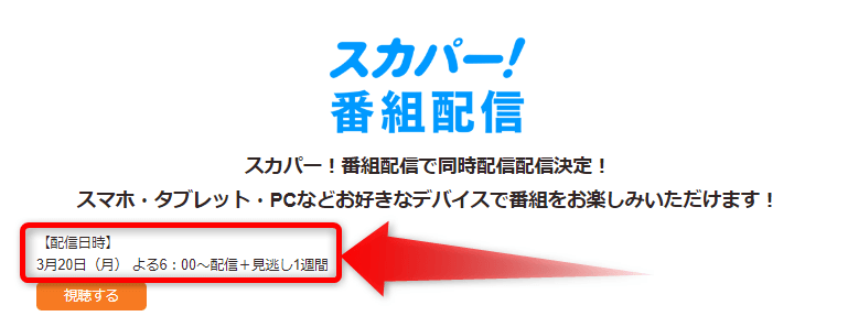 まねきケチャの卒業ライブ「旅立ち」はスカパー番組配信対応のためネット視聴可能